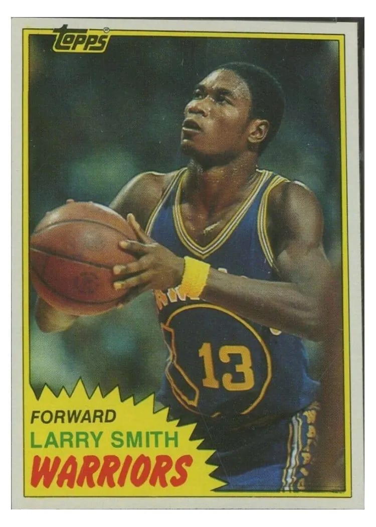 1981 Topps Larry Smith #75 card