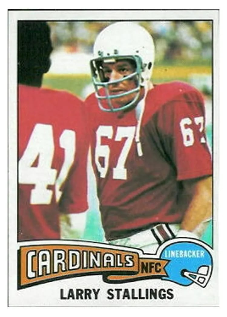 1975 Topps Larry Stallings #154 card