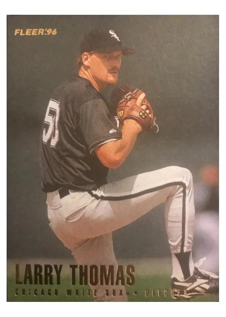 1996 Fleer Larry Thomas #78 card