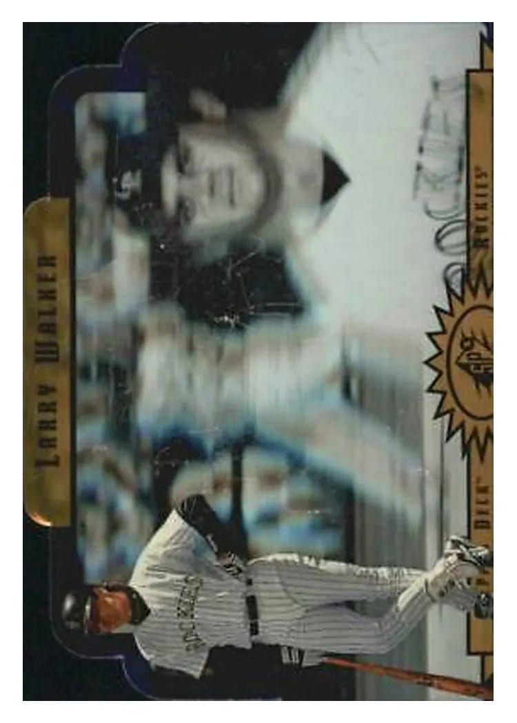 1996 Spx Larry Walker #23 card