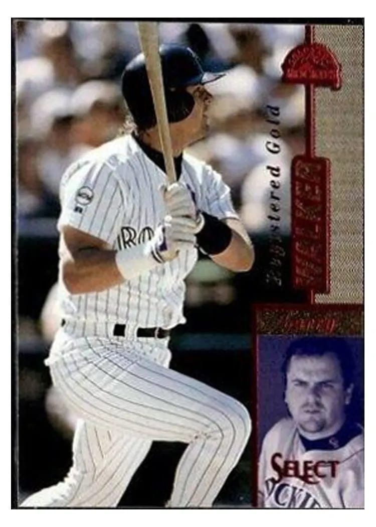 1997 Select Larry Walker #97 card