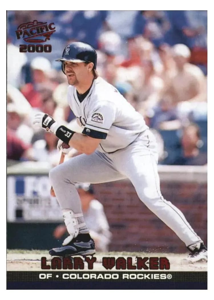 2000 Pacific Larry Walker #154 card