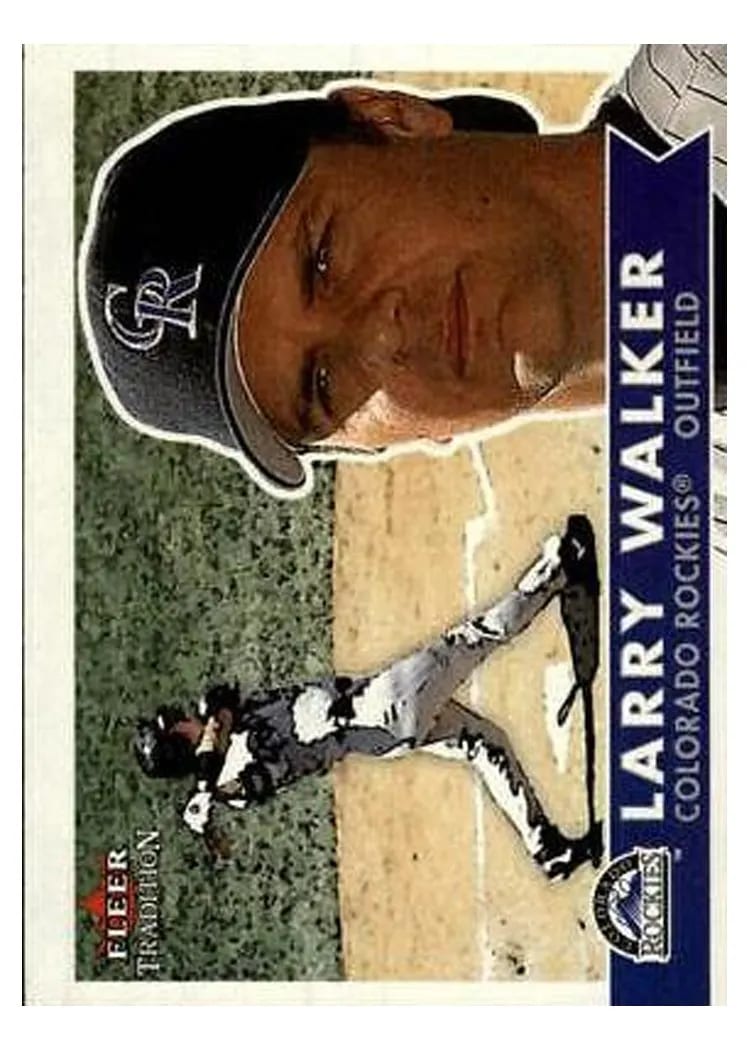 2001 Fleer Larry Walker #120 card