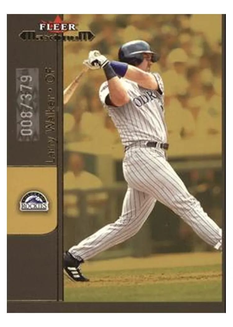 2002 Fleer Maximum Larry Walker #16 card