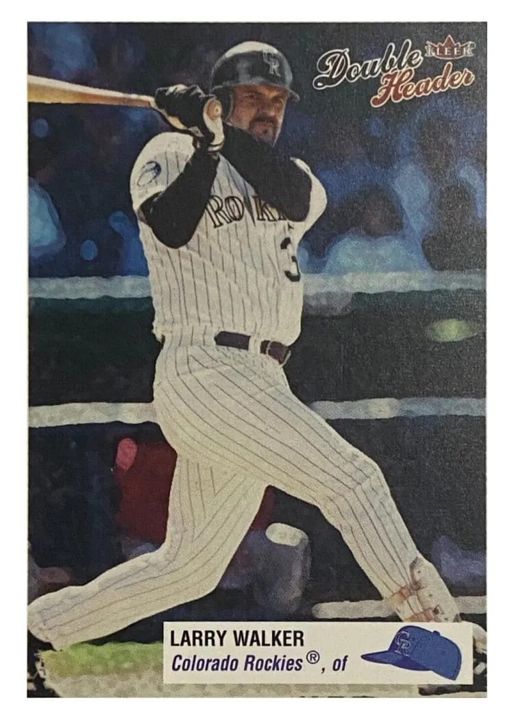 2003 Fleer Double Header Larry Walker #115 card
