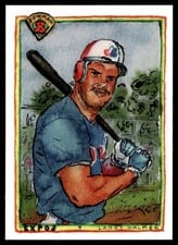 2025 Topps Shoebox Treasures 1990 Bowman Larry Walker #B90-3 card
