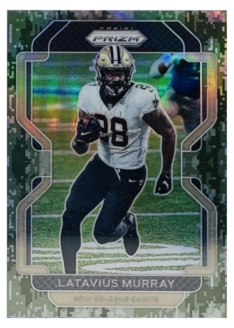 2021 Panini Prizm Base Set Latavius Murray #305 card
