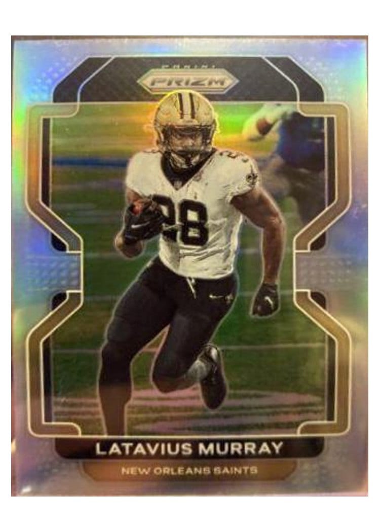 2021 Panini Prizm Base Set Latavius Murray Silver Prizm #305 card