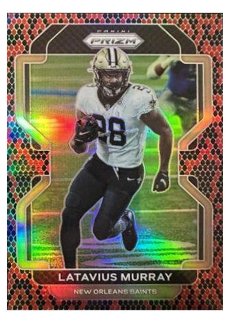 2021 Panini Prizm Base Set Latavius Murray #305 card