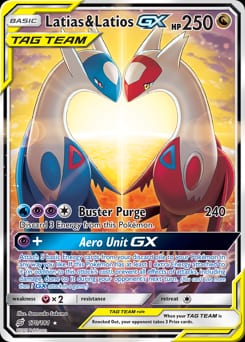2019 Team Up Latias & Latios-GX #170 card