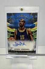 2024-25 Topps Inception Memory Lane Marks Latrell Sprewell #MLM-LS card
