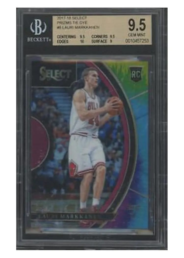 2017 Panini Select Lauri Markkanen #8 card