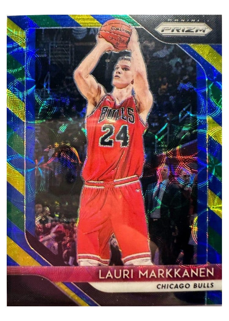 2018-19 Panini Prizm Base Set Lauri Markkanen #110 card
