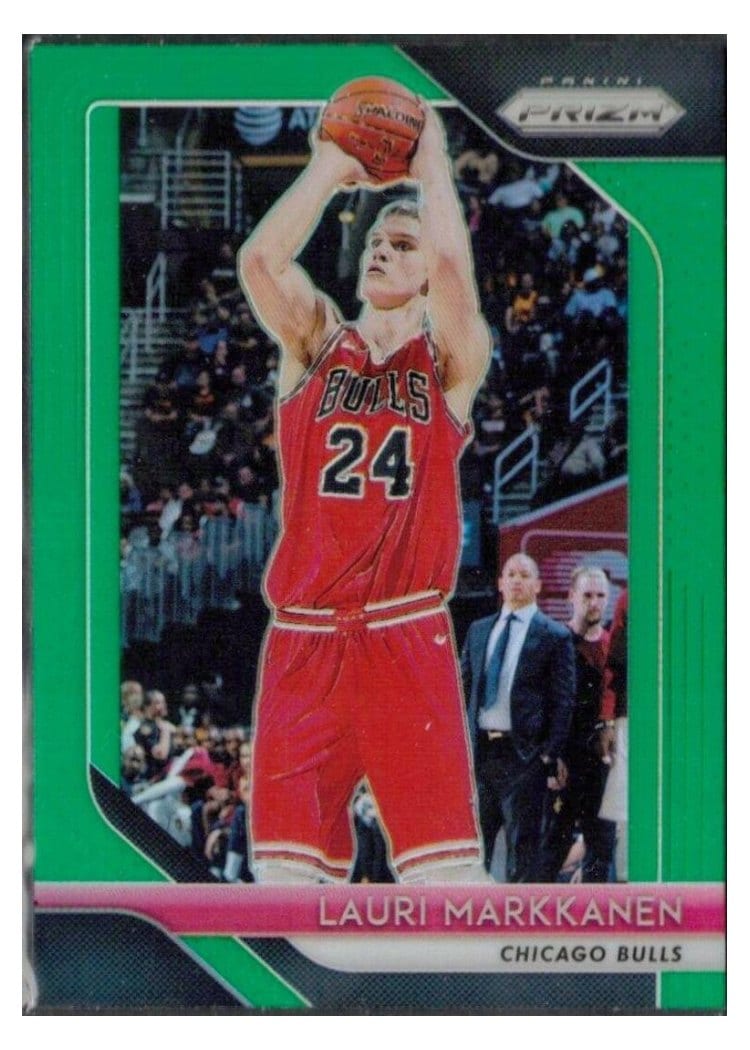 2018-19 Panini Prizm Base Set Lauri Markkanen #110 card