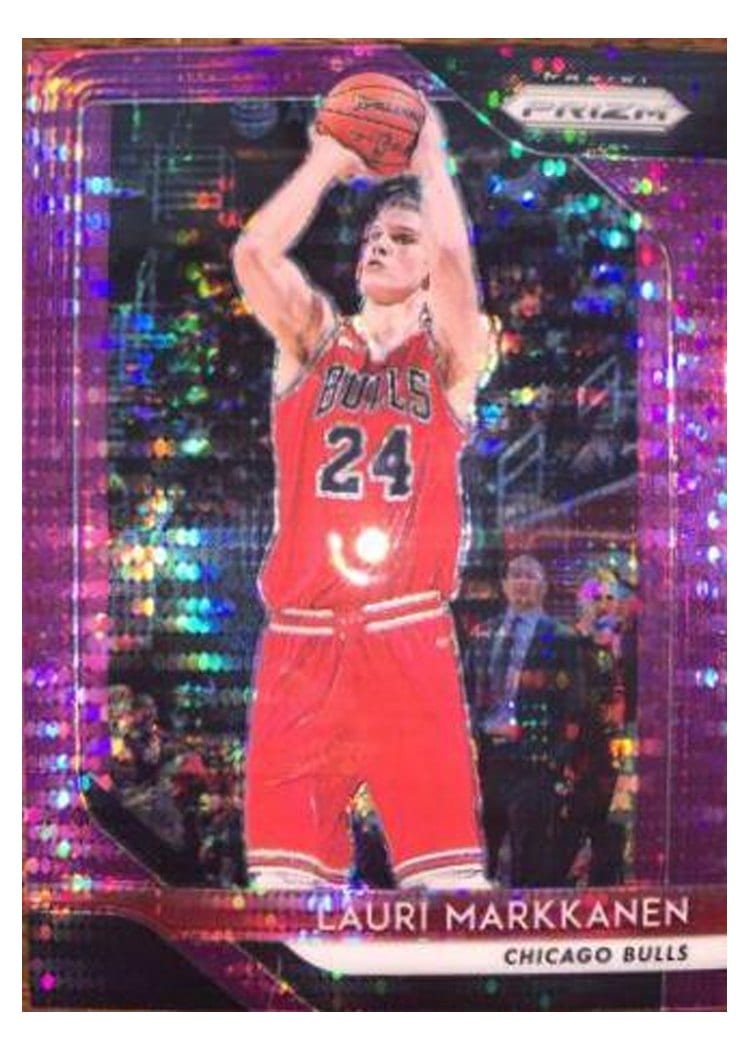 2018-19 Panini Prizm Base Set Lauri Markkanen #110 card