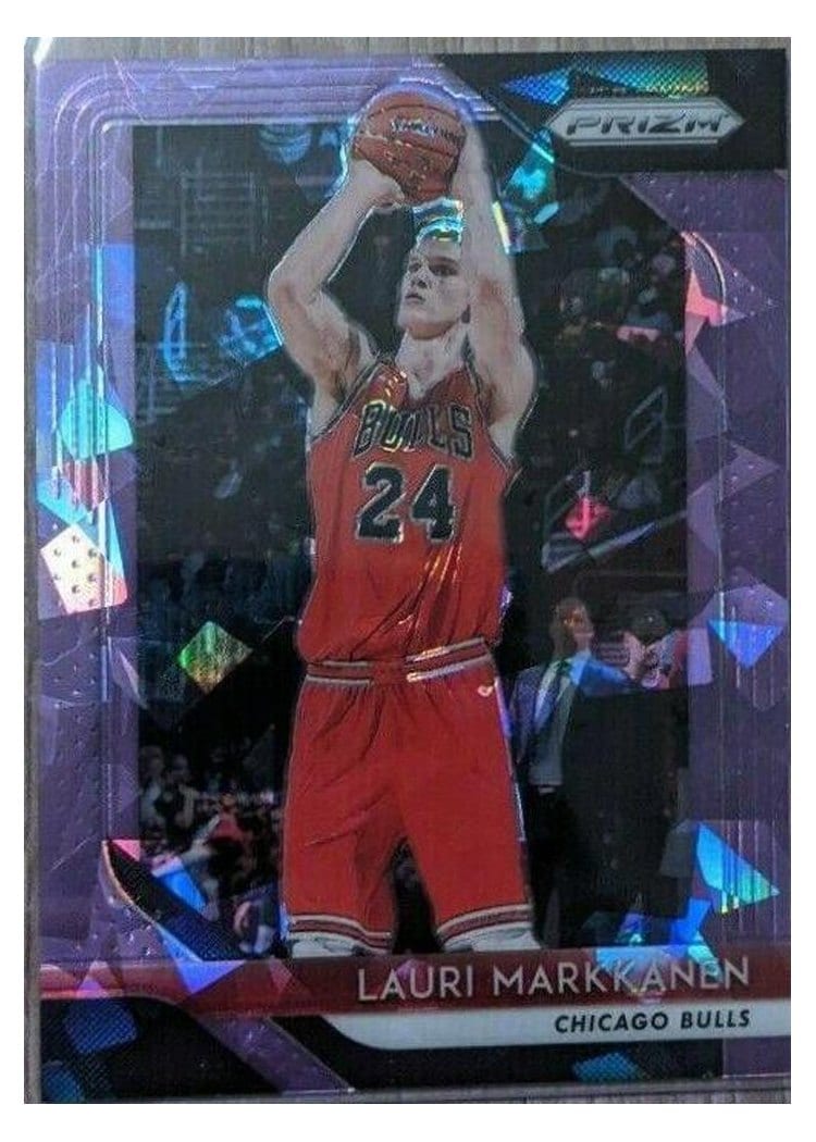 2018-19 Panini Prizm Base Set Lauri Markkanen #110 card