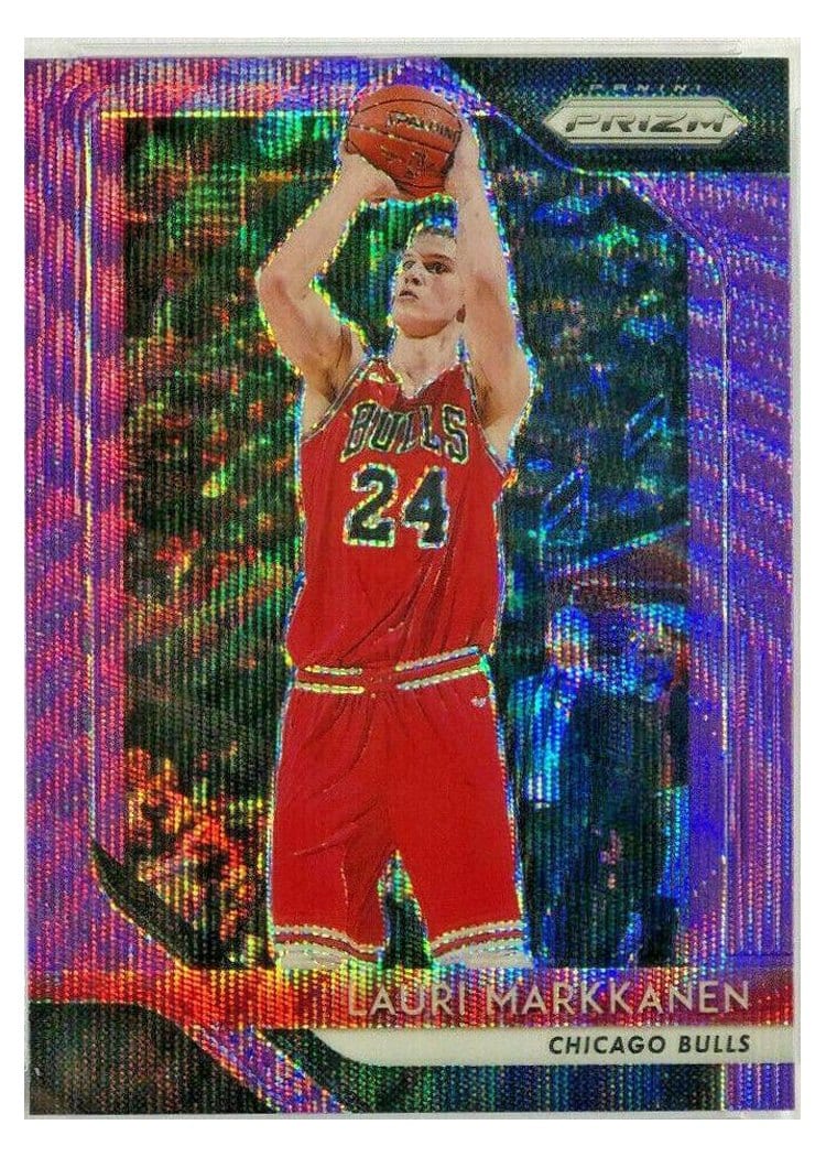 2018-19 Panini Prizm Base Set Lauri Markkanen #110 card