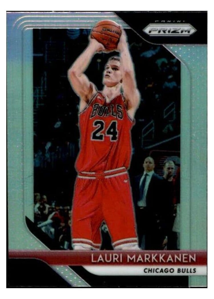 2018-19 Panini Prizm Base Set Lauri Markkanen #110 card
