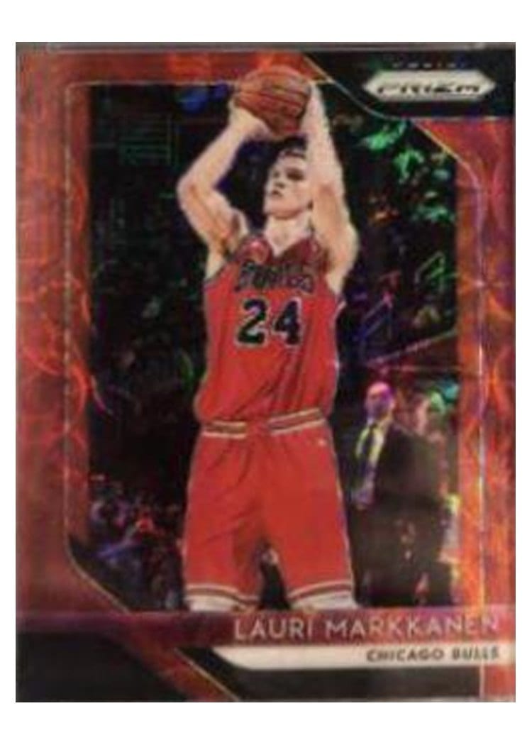 2018-19 Panini Prizm Base Set Lauri Markkanen #110 card