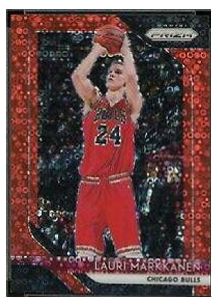 2018-19 Panini Prizm Base Set Lauri Markkanen #110 card