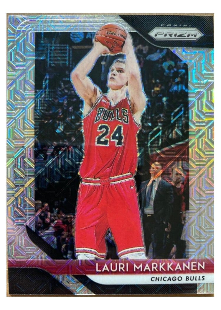 2018-19 Panini Prizm Base Set Lauri Markkanen #110 card