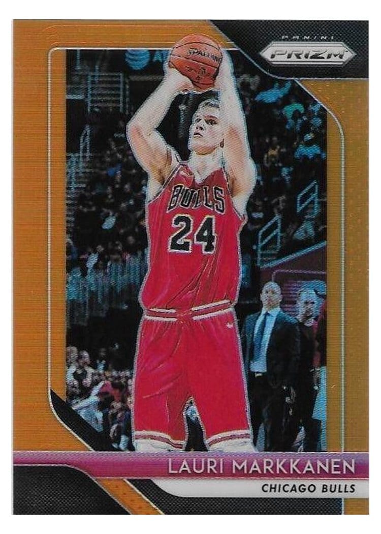 2018-19 Panini Prizm Base Set Lauri Markkanen #110 card