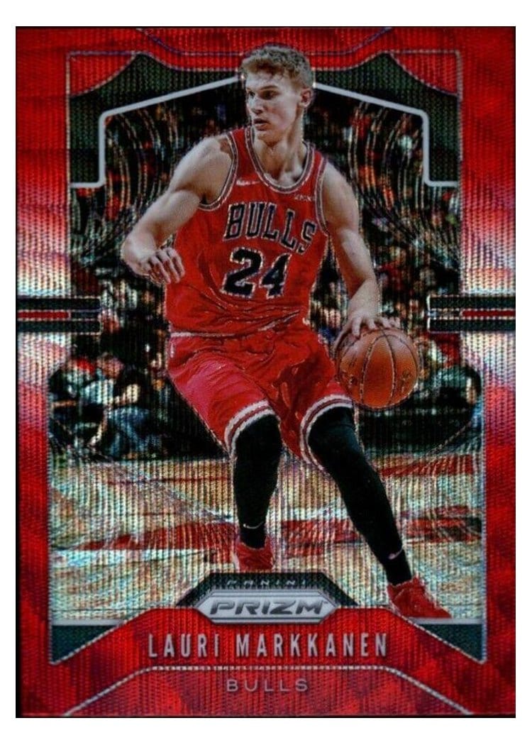 2019-20 Panini Prizm Base Set Lauri Markkanen #63 card