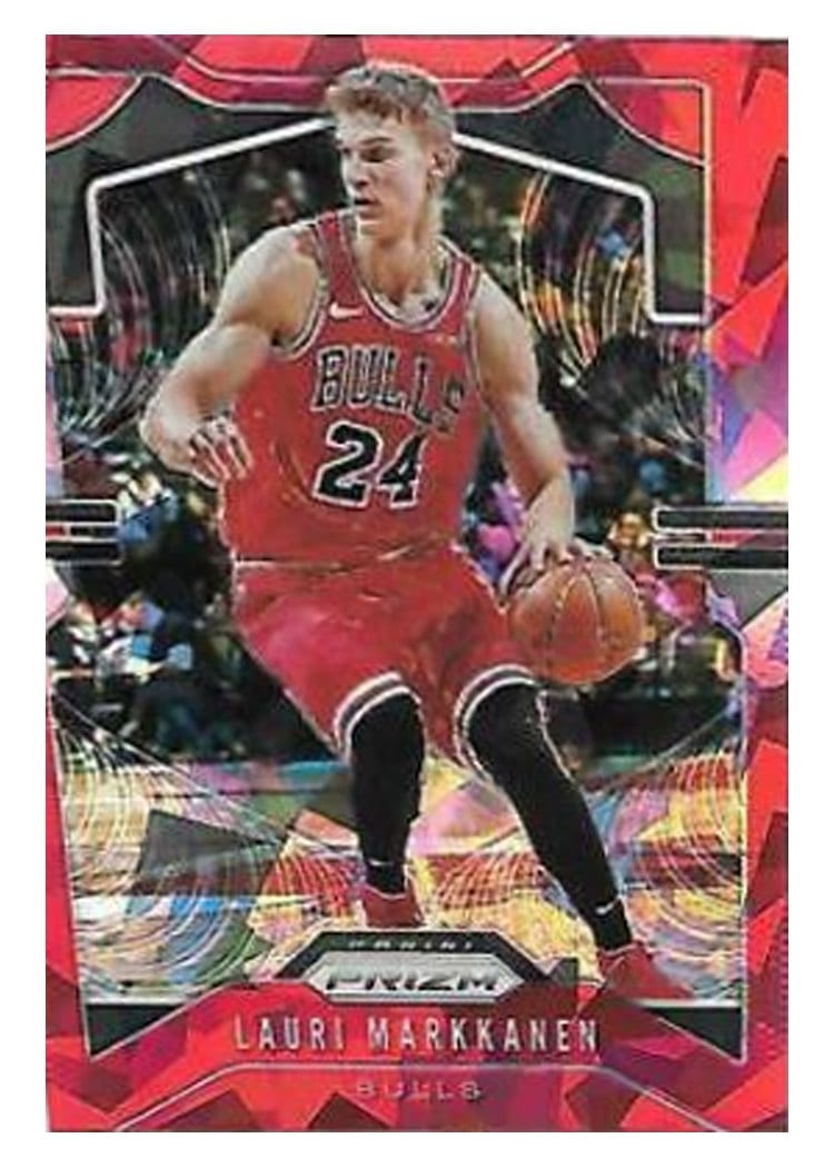 2019-20 Panini Prizm Base Set Lauri Markkanen #63 card