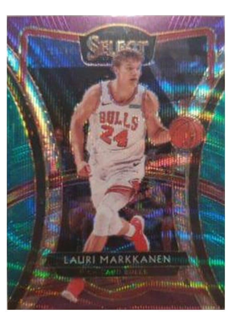 2019-20 Panini Select Base Set Lauri Markkanen Tri Color Prizm #163 card