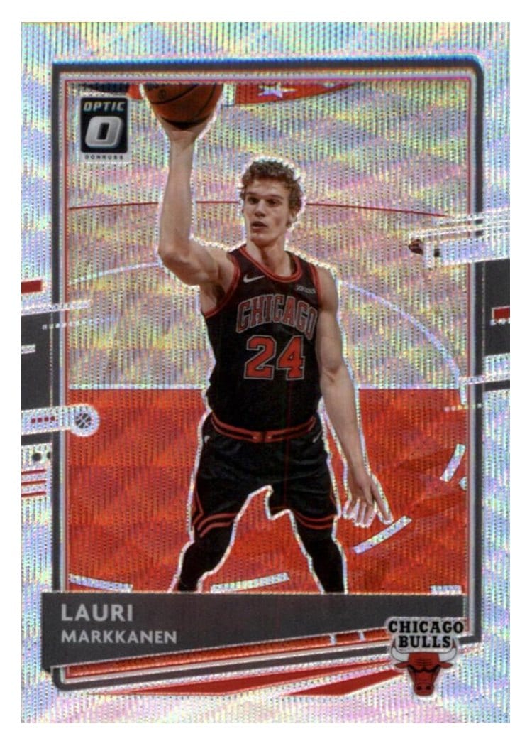 2020-21 Donruss Optic Base Set Lauri Markkanen #85 card