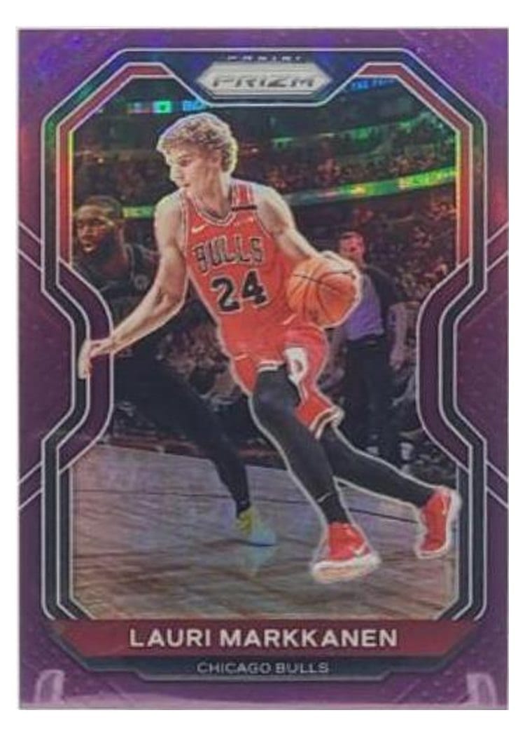 2020-21 Panini Prizm Base Set Lauri Markkanen #116 card