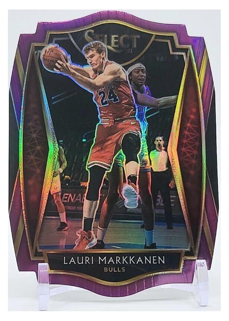 2020-21 Panini Select Base Set Lauri Markkanen #162 card