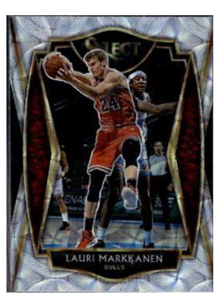 2020-21 Panini Select Base Set Lauri Markkanen Scope Prizm #162 card