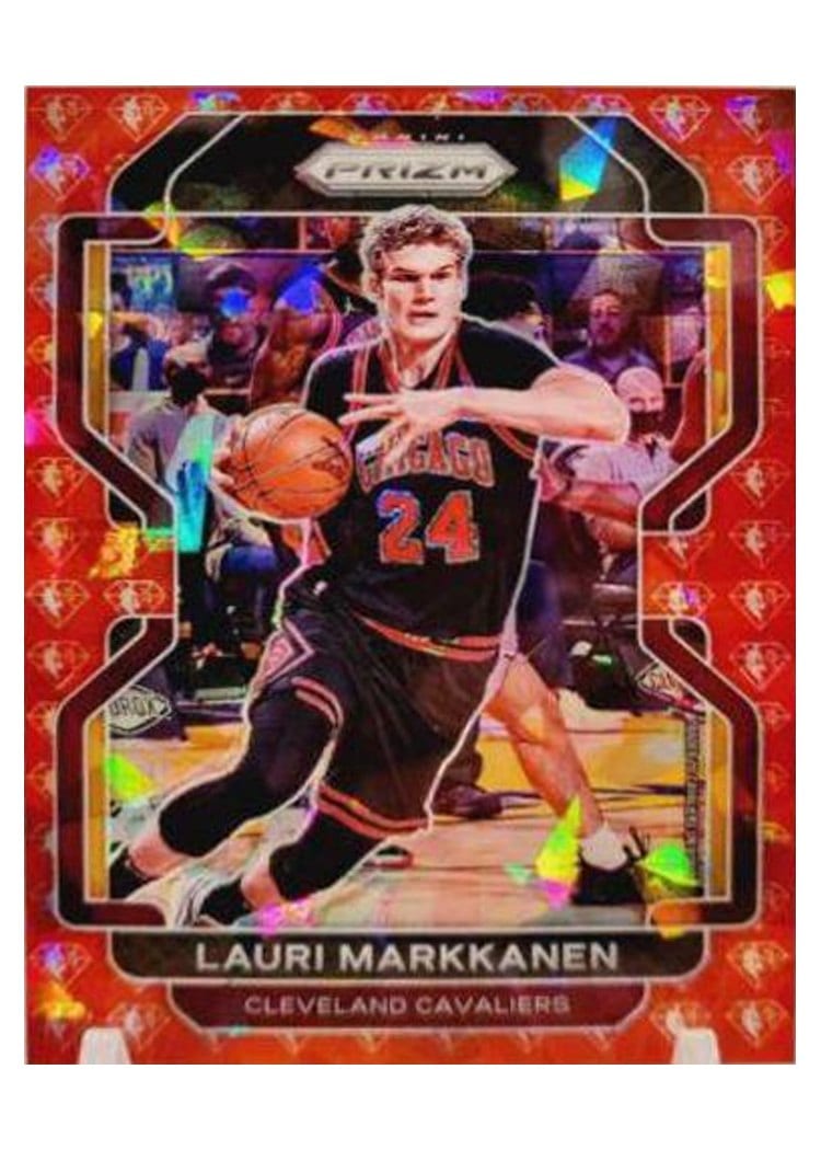 2021-22 Panini Prizm Base Set Lauri Markkanen #86 card