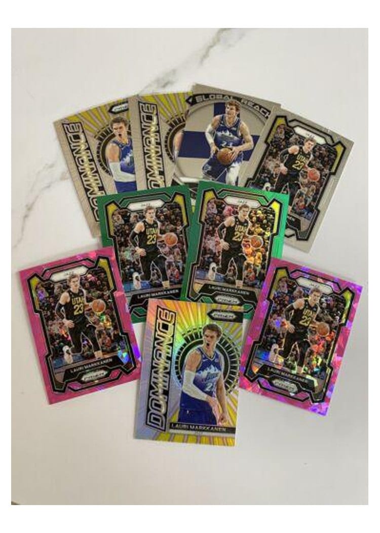 2023-24 Panini Prizm Base Set Lauri Markkanen #93 card