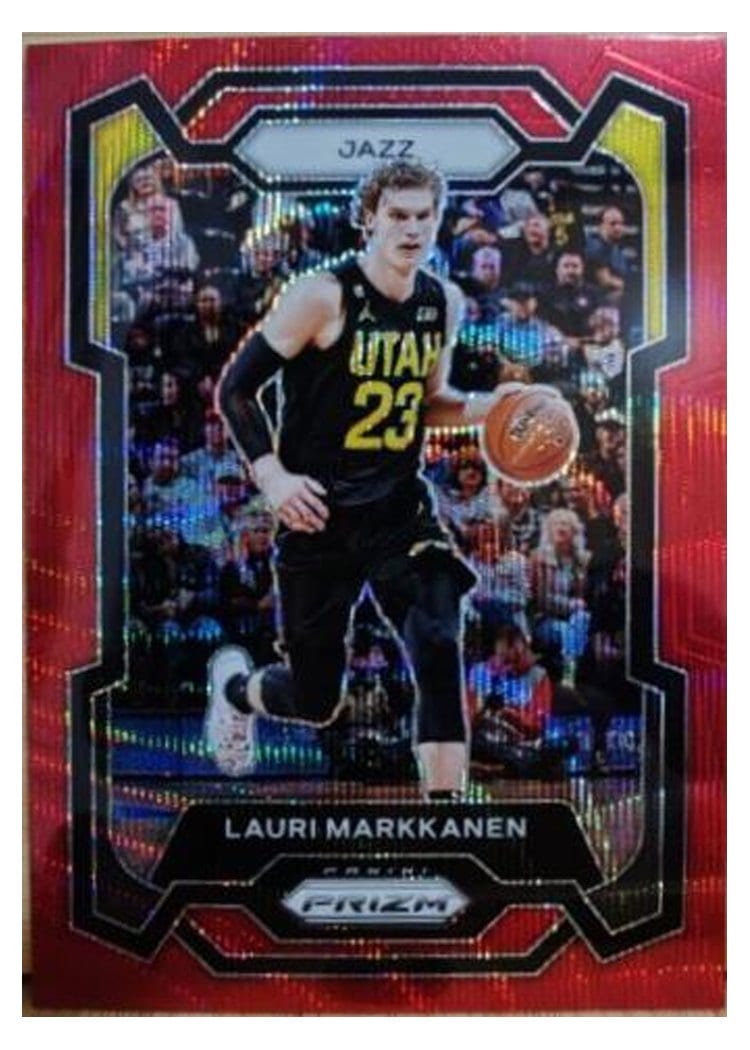 2023-24 Panini Prizm Base Set Lauri Markkanen #93 card