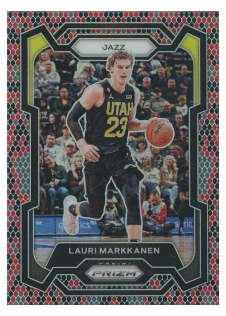 2023-24 Panini Prizm Base Set Lauri Markkanen #93 card