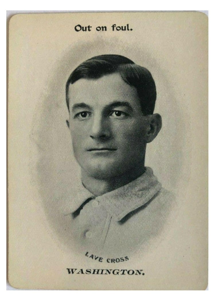 1906 Fan Craze AL Lave Cross card