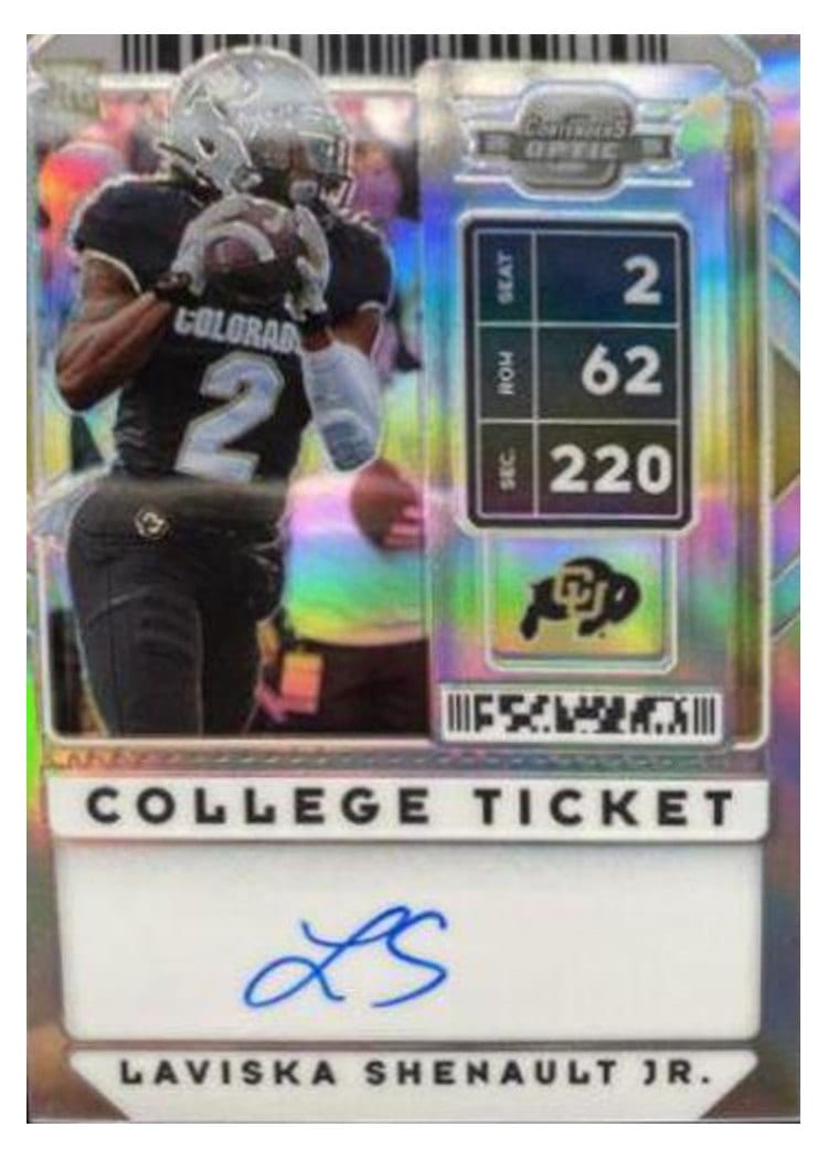2020 Panini Contenders Optic Base Set Laviska Shenault Jr #117 card