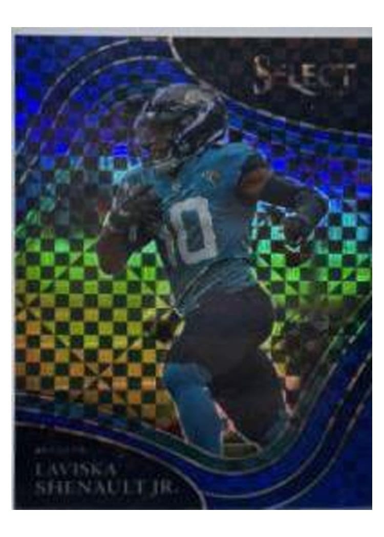 2021 Panini Select Base Set Laviska Shenault Jr Blue #317 card