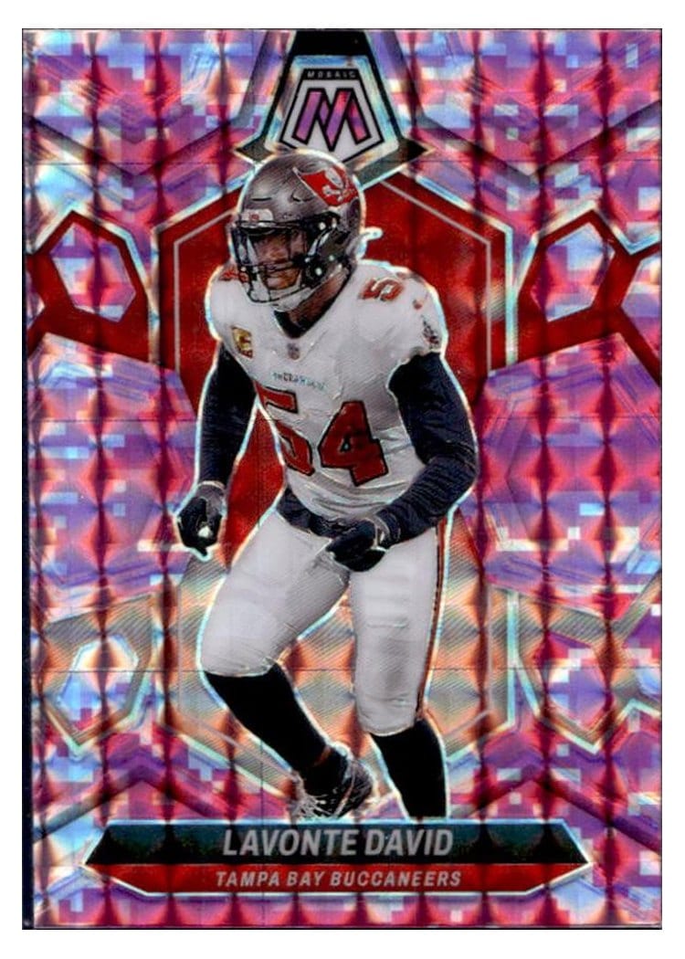 2024 Panini Mosaic Base Set Lavonte David Camo Pink #209 card