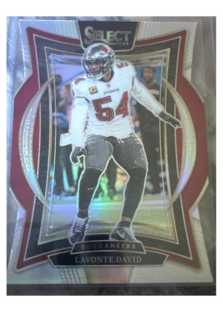 2024 Panini Select Base Set Lavonte David Silver Prizm Die-Cut #79 card