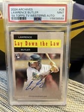 2024 Topps Archives 1958 Topps TV Westerns Autographs Lawrence Butler #58WA-LB card