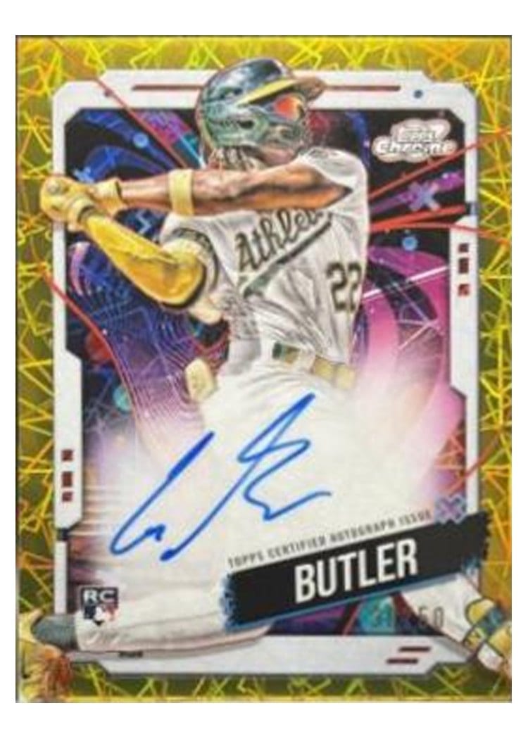 2024 Topps Cosmic Chrome Autographs Lawrence Butler #CCA-LB card