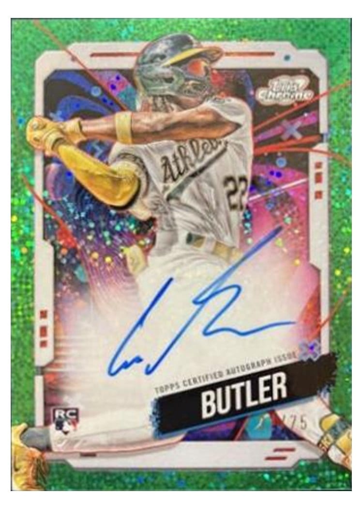 2024 Topps Cosmic Chrome Autographs Lawrence Butler #CCA-LB card
