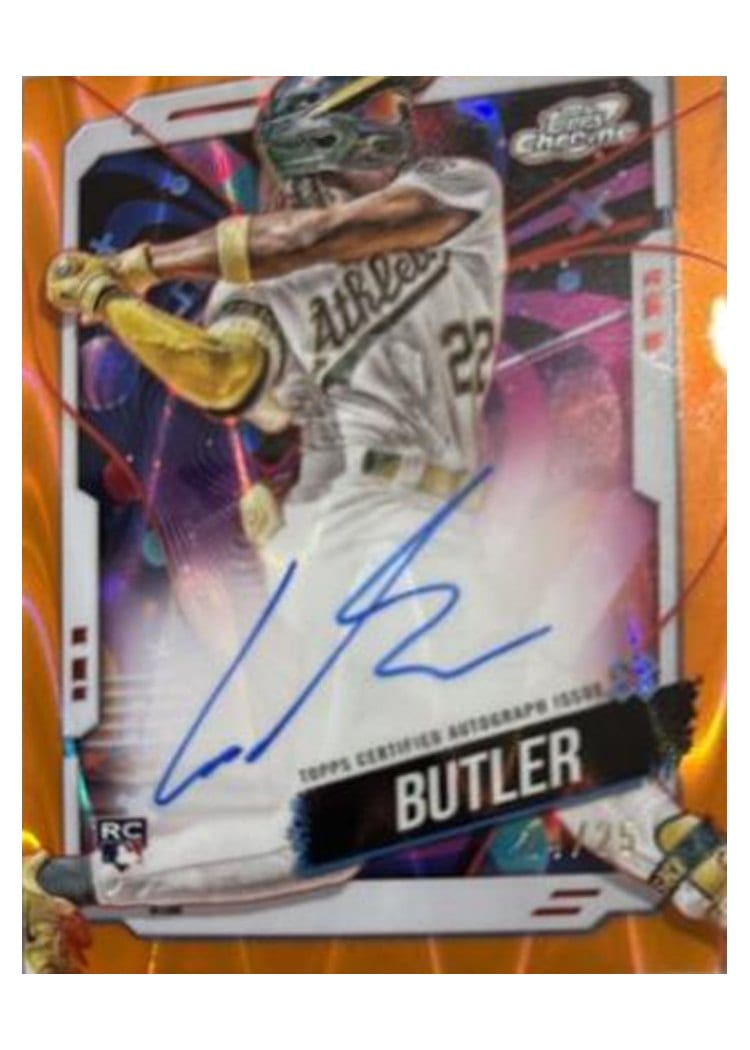 2024 Topps Cosmic Chrome Autographs Lawrence Butler #CCA-LB card
