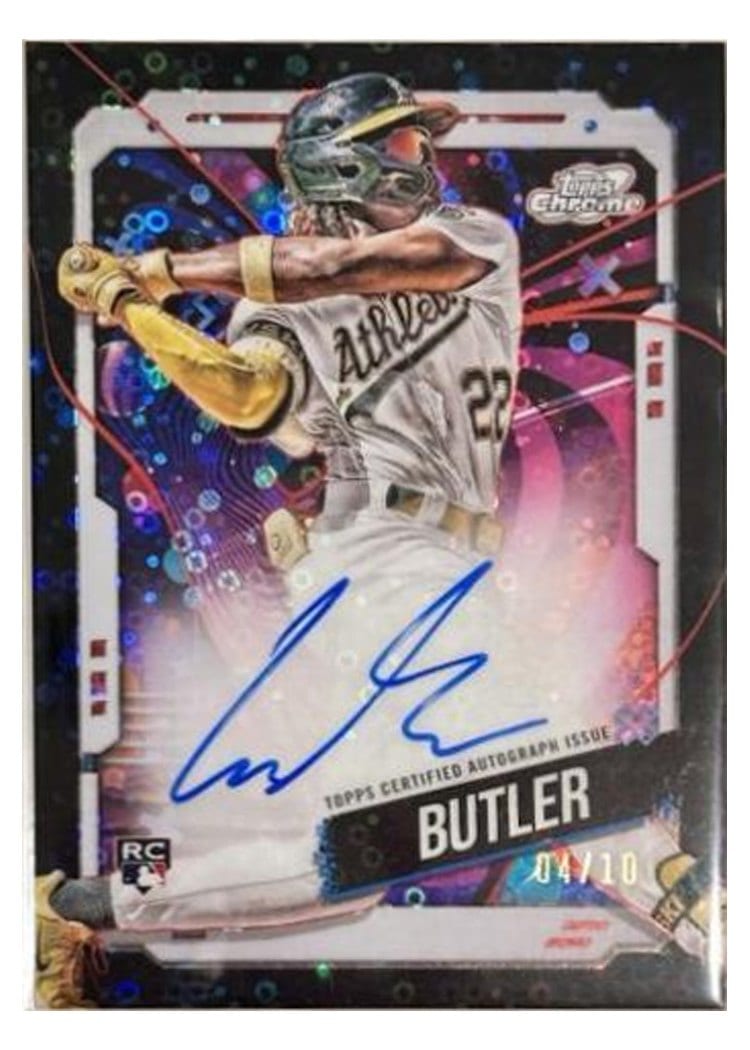2024 Topps Cosmic Chrome Autographs Lawrence Butler #CCA-LB card