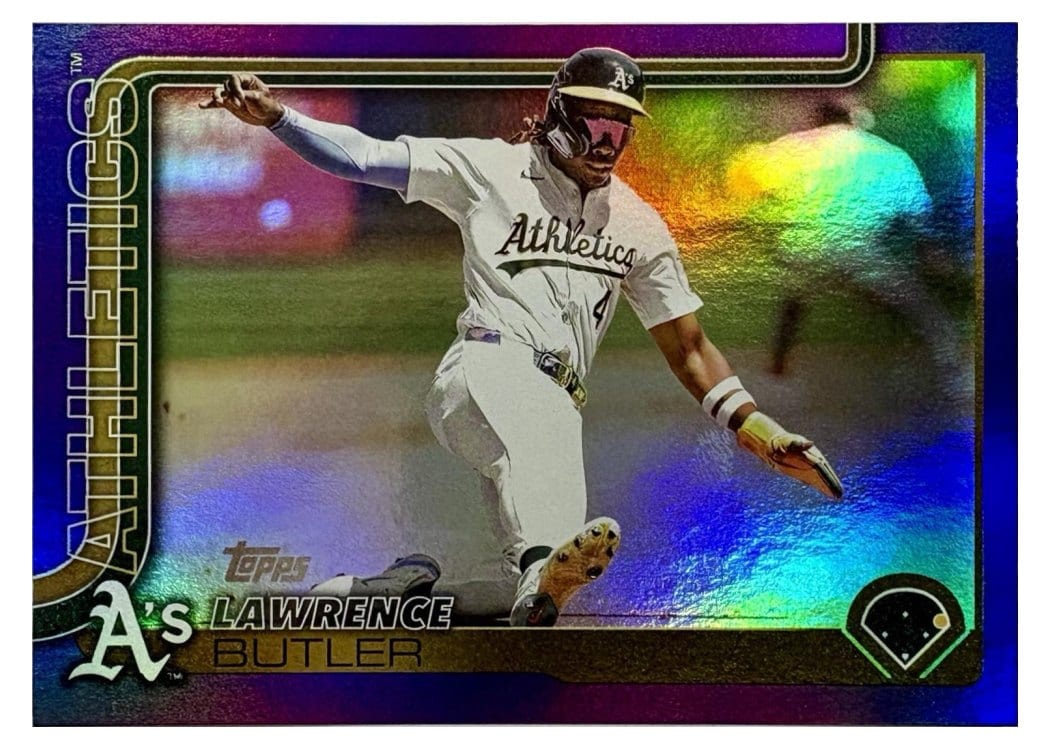 2025 Topps Base Set Lawrence Butler Purple Foil #106 card