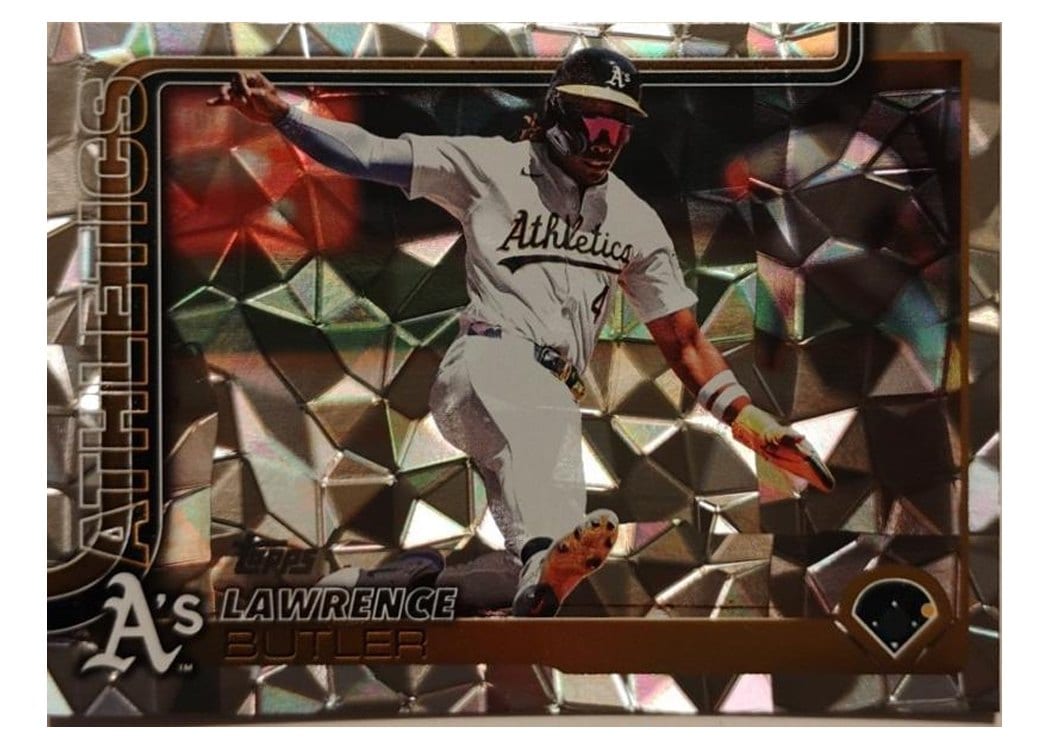 2025 Topps Base Set Lawrence Butler Orange Diamante #106 card