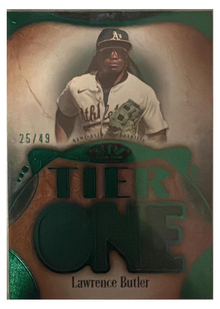 2026 Topps Tier One Tier One Relics Die-Cut Lawrence Butler #T1RD-LB card